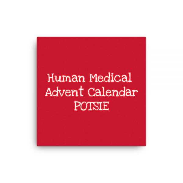 Canvas: Human Medical Advent Calendar POTSIE - Image 3