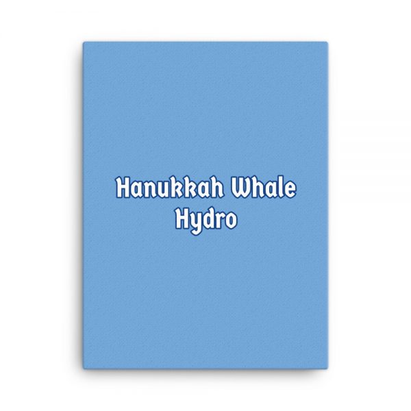 Canvas: Hanukkah Whale Hydro - Image 5