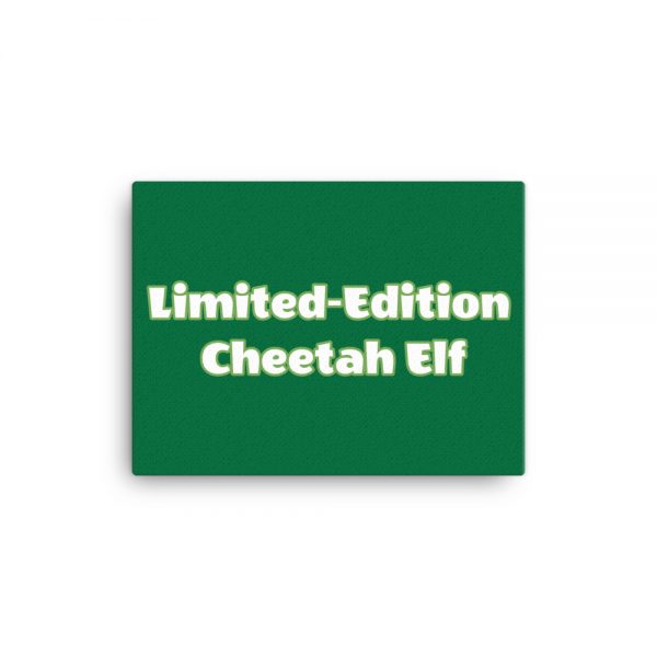 Canvas: Limited-Edition Cheetah Elf - Image 2