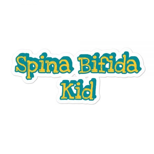 Bubble-free stickers:Spina Bifida Kid - Image 3