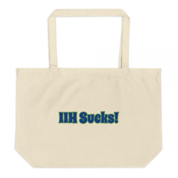 Large organic tote bag:IIH Sucks! - Image 3