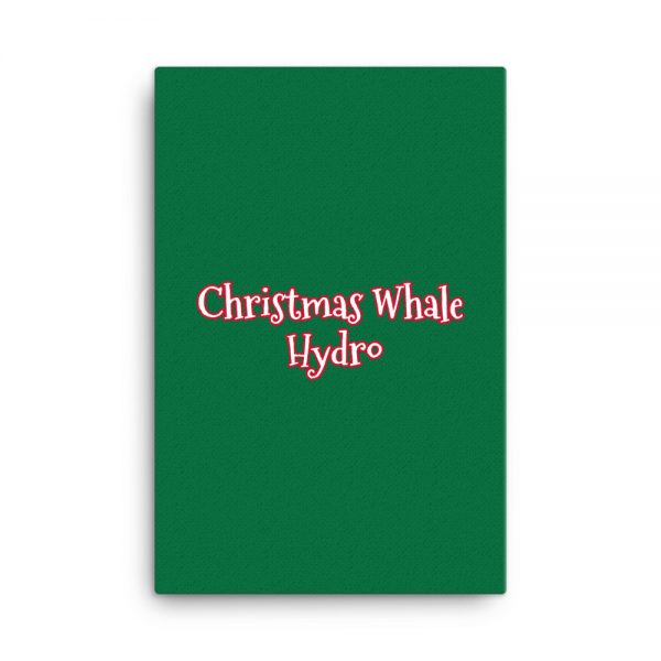 Canvas:  Christmas Whale Hydro - Image 6