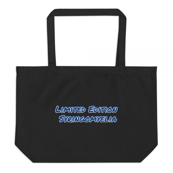 Large organic tote bag:Limited Edition Syringomyelia - Image 2