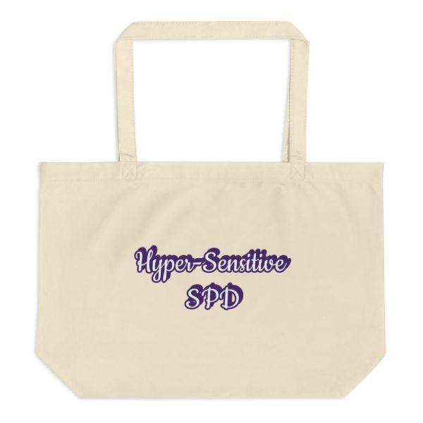 Large organic tote bag: Hyper-Sensitive SPD - Image 3