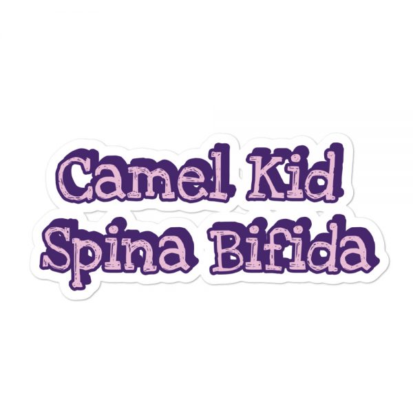 Bubble-free stickers:Camel Kid  Spina Bifida - Image 3