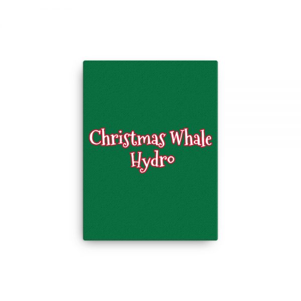 Canvas:  Christmas Whale Hydro - Image 2