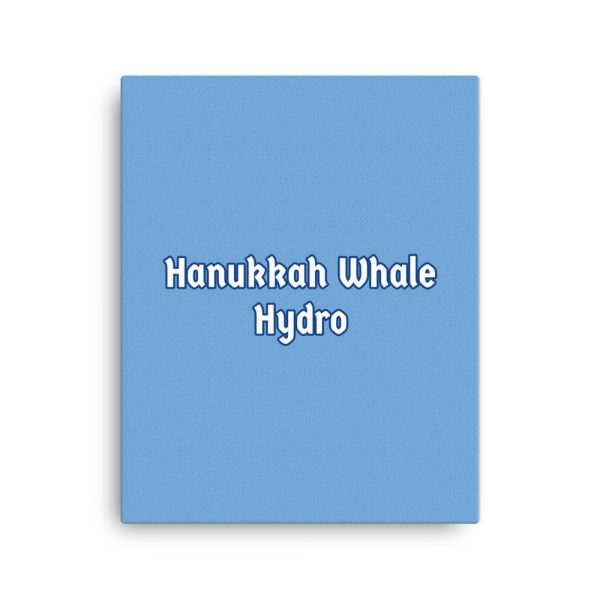 Canvas: Hanukkah Whale Hydro - Image 4