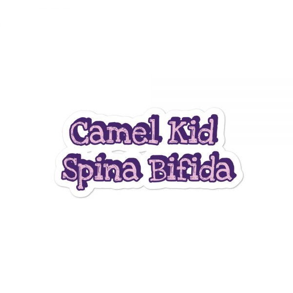 Bubble-free stickers:Camel Kid  Spina Bifida - Image 2