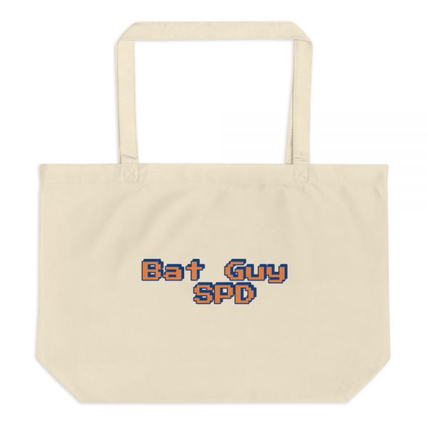 Large organic tote bag: Bat Guy SPD - Image 3