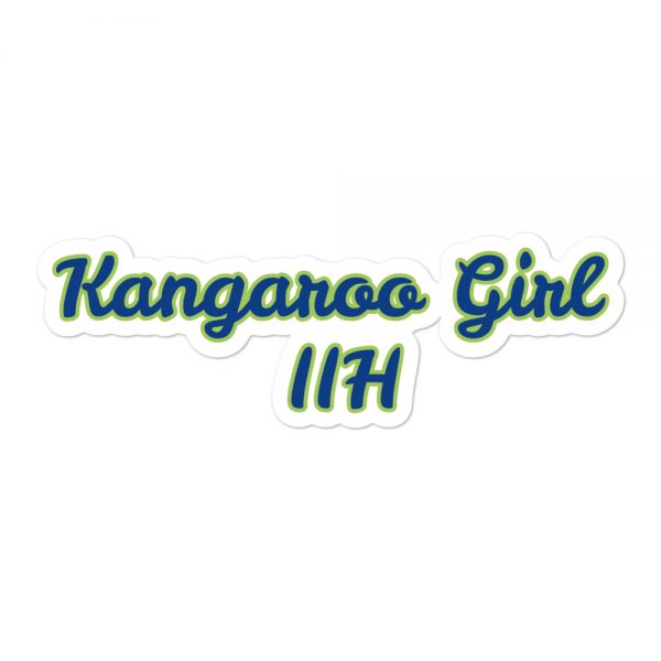 Bubble-free stickers:Kangaroo Girl  IIH - Image 3