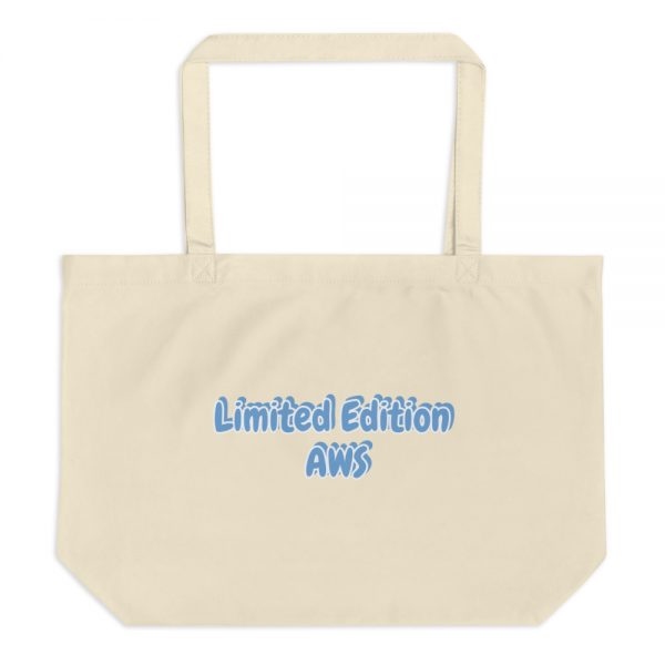 Large organic tote bag:Limited Edition AWS - Image 3