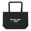 Large organic tote bag:Bunny Girl AWS