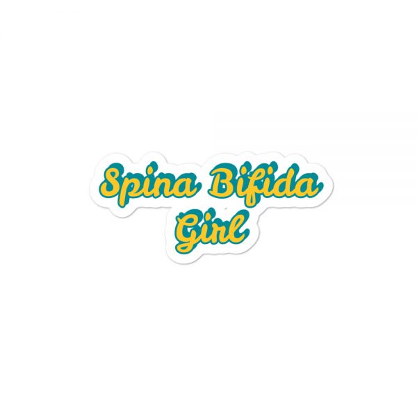 Bubble-free stickers:Spina Bifida Girl - Image 2