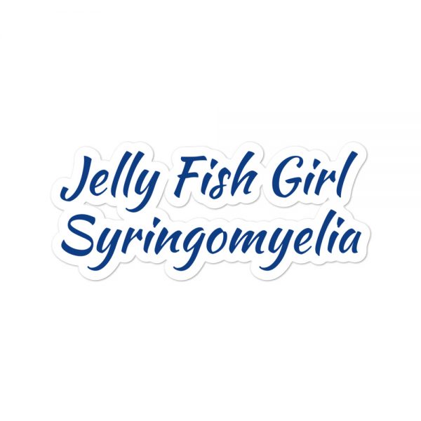 Bubble-free stickers:Jelly Fish Girl Syringomyelia - Image 3