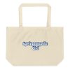 Large organic tote bag:Syringomyelia Girl