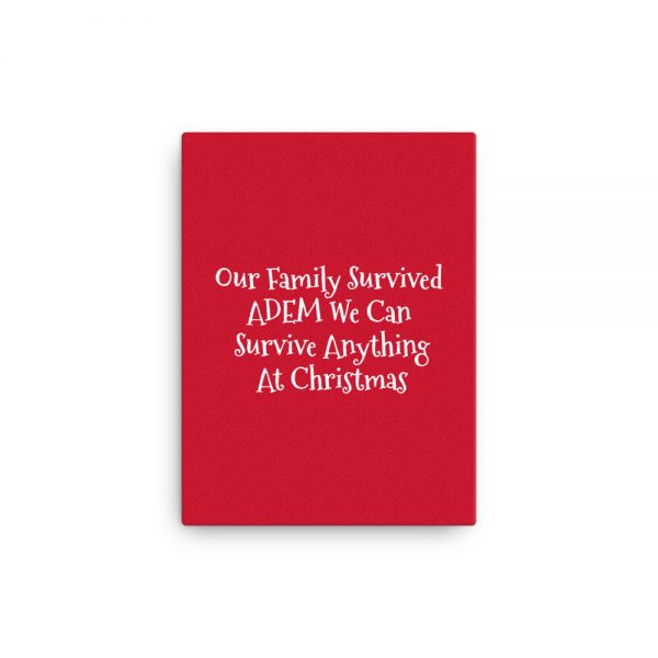 Canvas: Our Family Survived ADEM We Can Survive Anything At Christmas - Image 2