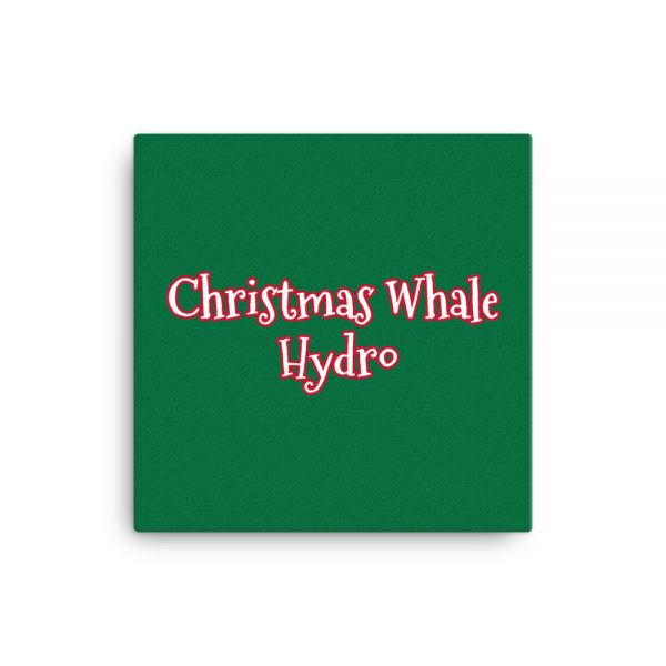 Canvas:  Christmas Whale Hydro - Image 3