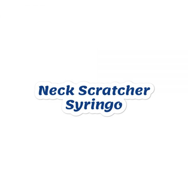 Bubble-free stickers:Neck Scratcher Syringo - Image 2