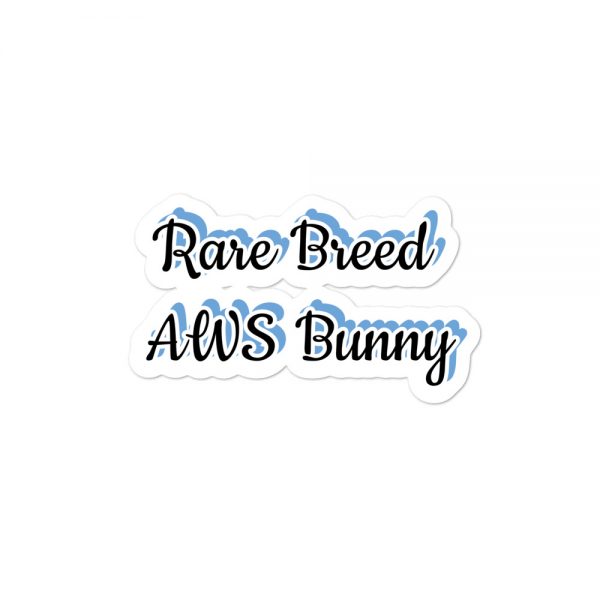 Bubble-free stickers:Rare Breed AWS Bunny - Image 2