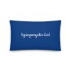 Basic Pillow:Syringomyelia Girl