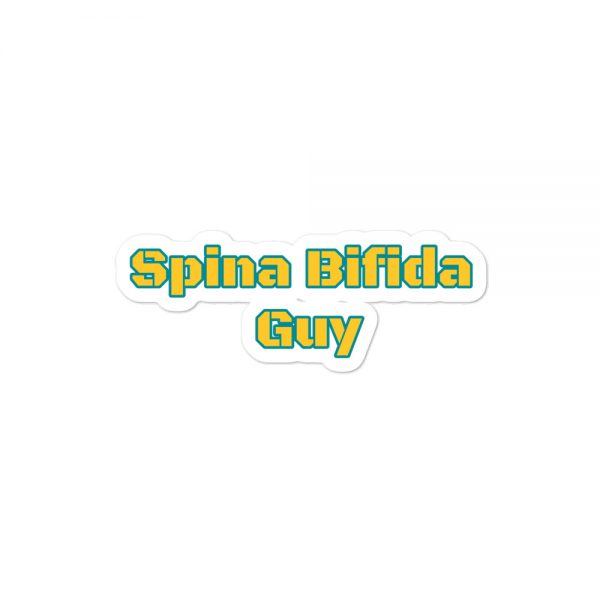 Bubble-free stickers:Spina Bifida Guy - Image 2