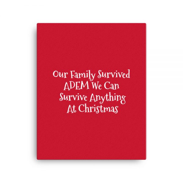 Canvas: Our Family Survived ADEM We Can Survive Anything At Christmas - Image 4