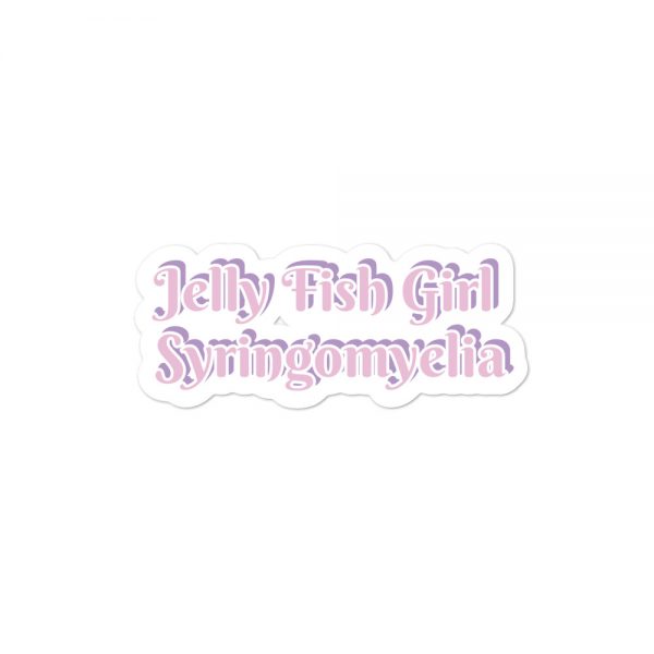 Bubble-free stickers:Jelly Fish Girl Syringomyelia - Image 2