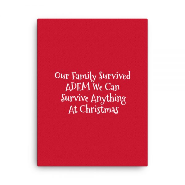 Canvas: Our Family Survived ADEM We Can Survive Anything At Christmas - Image 5