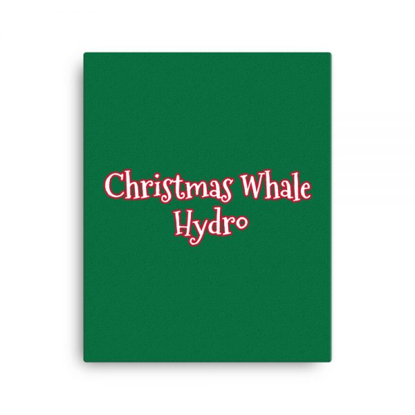 Canvas:  Christmas Whale Hydro - Image 4